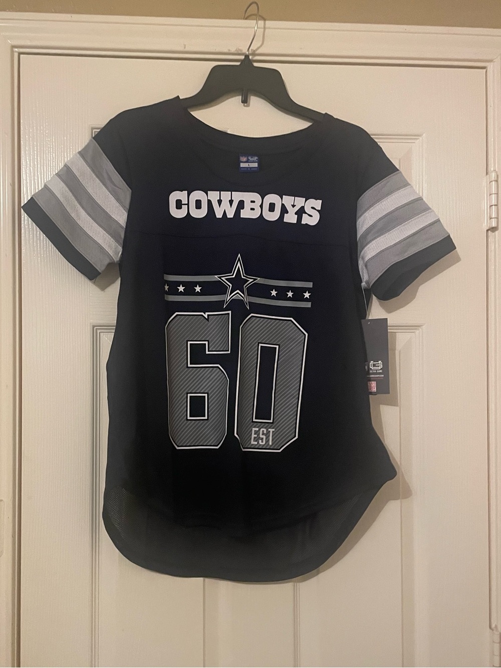 Ultra Game NFL Dallas Cowboys Women’s Mesh Jersey Size: L